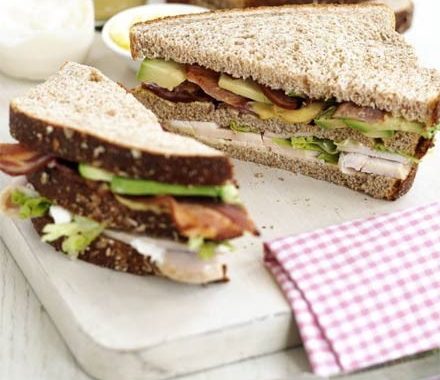 Turkey & bacon club recipe