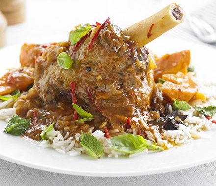 Vietnamese lamb shanks with sweet potatoes recipe