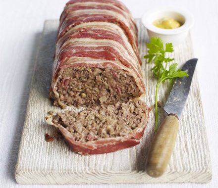 Beef & bacon meatloaf recipe