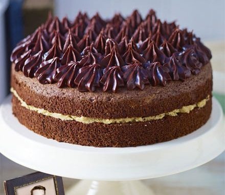 John Whaite's Chocolate chiffon cake with salted caramel butter cream recipe