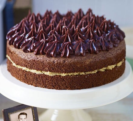 John Whaite's Chocolate chiffon cake with salted caramel butter cream recipe 