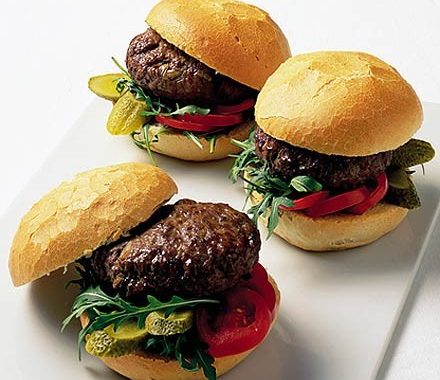 Homemade brie burgers recipe
