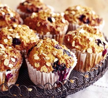 Banana blueberry muffins recipe 