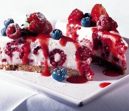 Summer berry mousse cake recipe