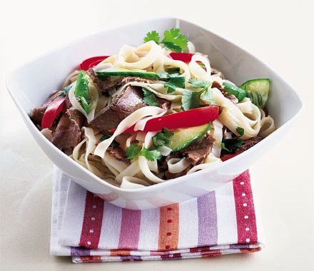 Beef noodle salad recipe