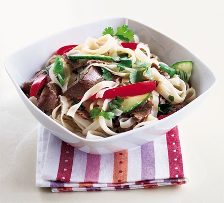 Beef noodle salad recipe 