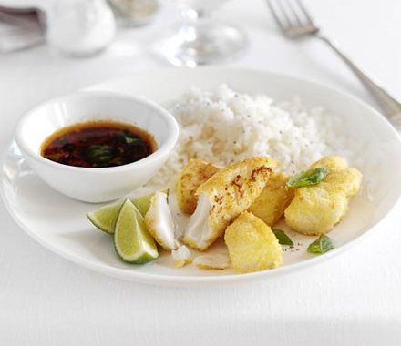 Crisp spiced fish fingers recipe