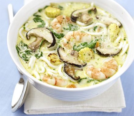 Spicy prawn soup recipe