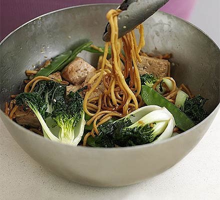 Sesame noodles with tofu recipe 