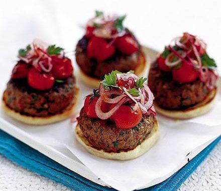 Sweet chilli burgers recipe