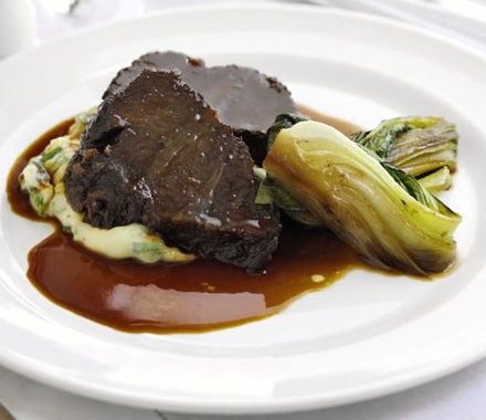 Braised beef in honey & soy recipe
