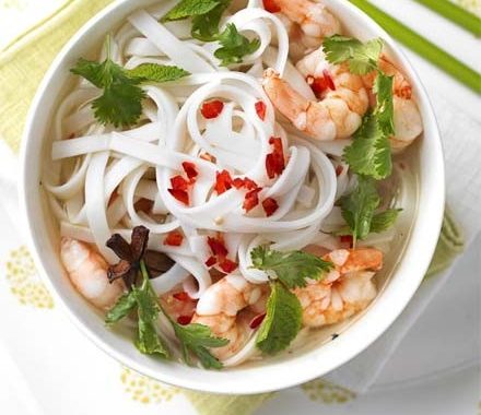 Quick prawn noodle soup recipe