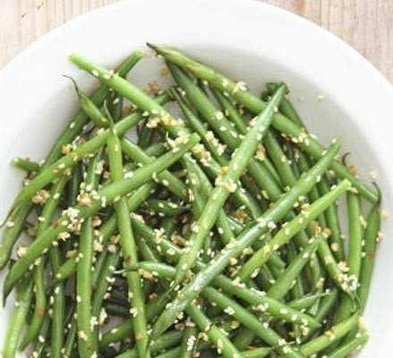 Sesame & ginger green beans recipe 