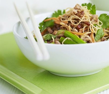 Pork & noodle stir-fry recipe