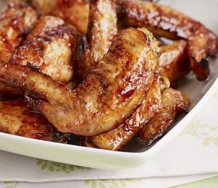 Sticky chicken wings recipe