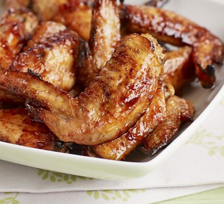 Sticky chicken wings recipe 