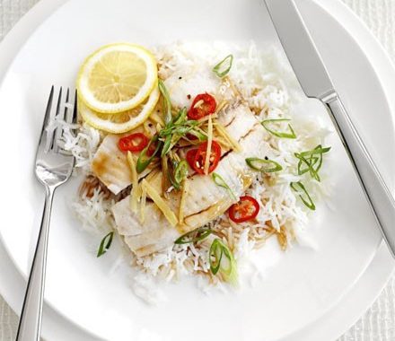 Steamed lemon tilapia with teriyaki sauce recipe