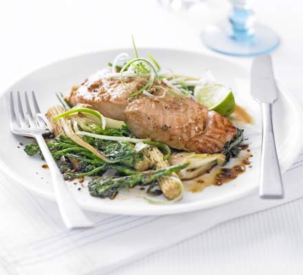 Lime & ginger salmon recipe 