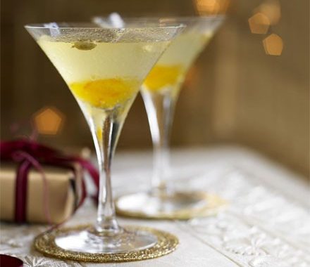 Bitter orange & cardamom martinis recipe