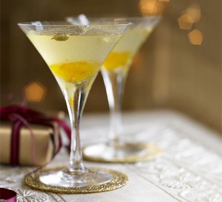 Bitter orange & cardamom martinis recipe 