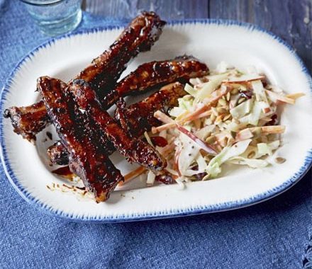 Sticky glazed ribs recipe