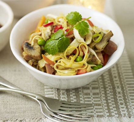Turkey Singapore noodles recipe 