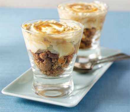 Caramel ripple cheesecake cups recipe