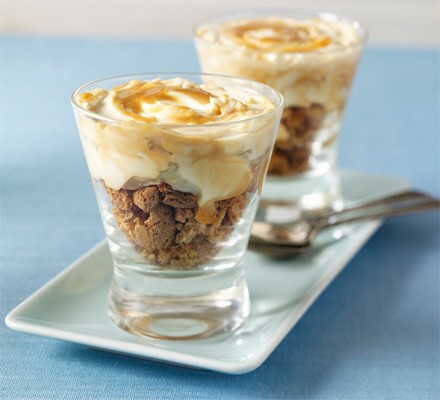Caramel ripple cheesecake cups recipe 