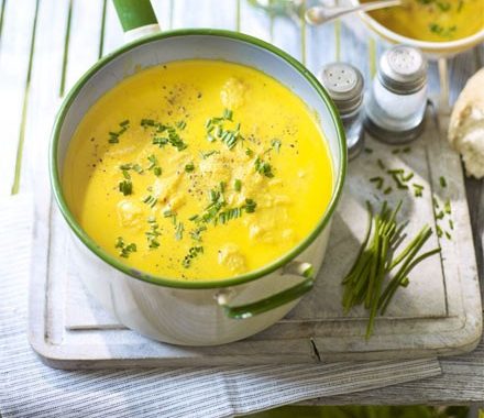 Creamy curried carrot & butter bean soup recipe