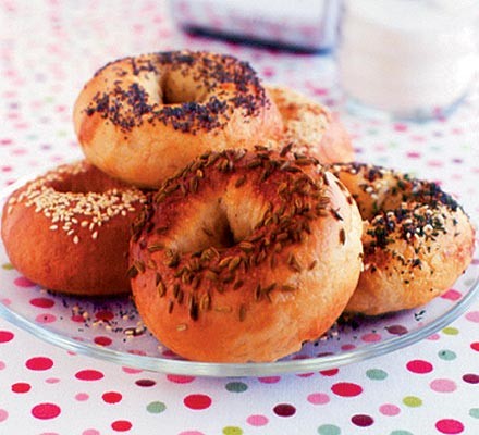 Homemade vegan bagels 