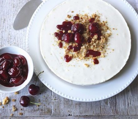 Low-fat cherry cheesecake recipe