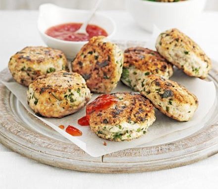 Gingered chicken patties recipe
