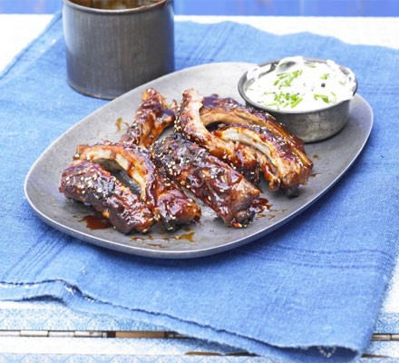 Sticky oven BBQ ribs recipe 