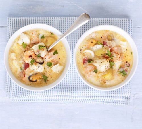 Simple seafood chowder recipe 