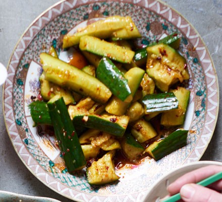 Smacked cucumber pickles recipe 