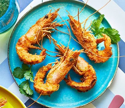Southern-fried prawns recipe