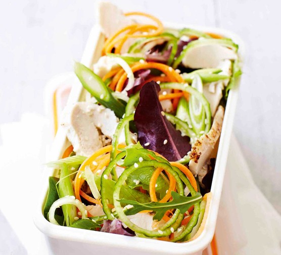Chicken spiralized salad recipe 