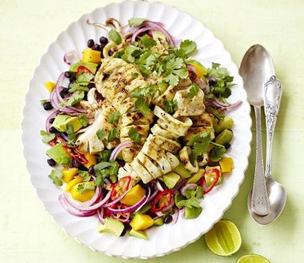 Barbecued squid salad recipe