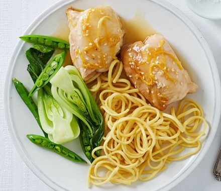 Sticky lemon & sesame chicken recipe