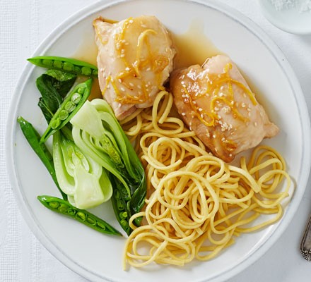 Sticky lemon & sesame chicken recipe 