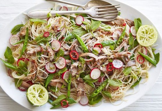 Duck & noodle salad recipe