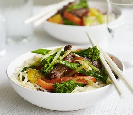 Beef & orange stir-fry recipe