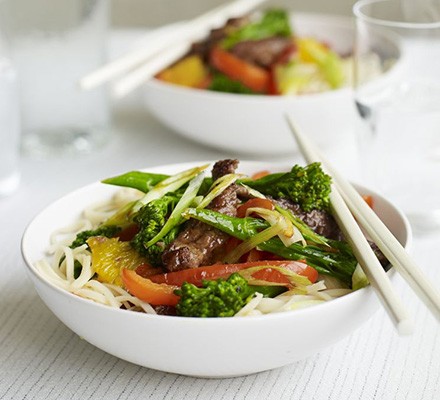 Beef & orange stir-fry recipe 