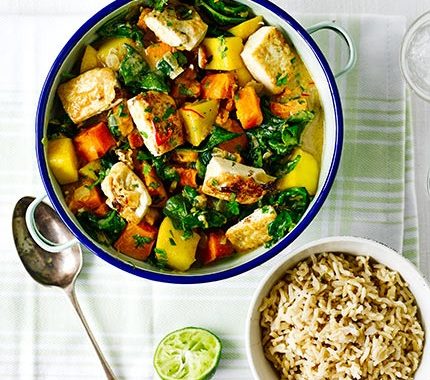 Tofu, butternut & mango curry recipe