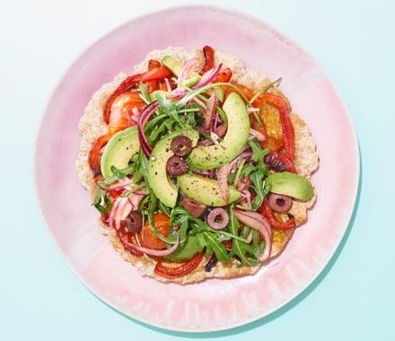 Avocado pizza crisps recipe