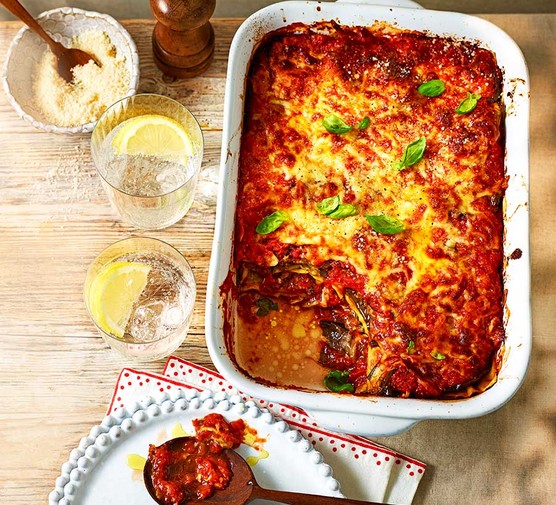 Aubergine parmigiana lasagne recipe 