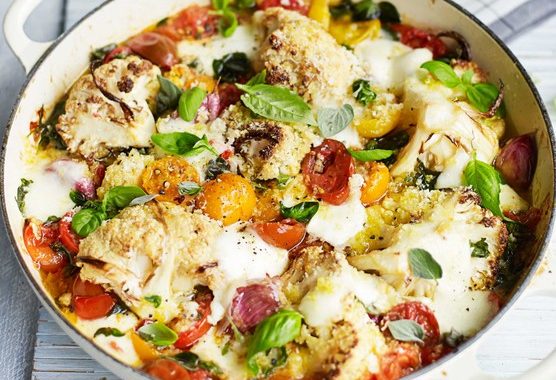 Baked cauliflower pizzaiola recipe