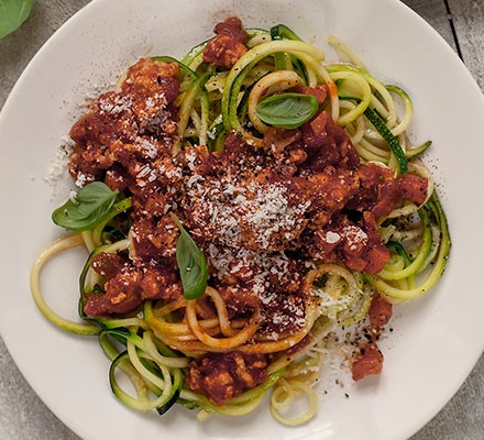 Courgetti bolognese recipe 