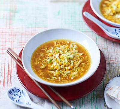 Curried sweetcorn soup with chicken recipe