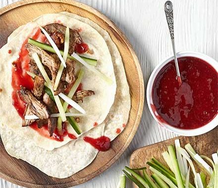 Crispy duck pancakes recipe